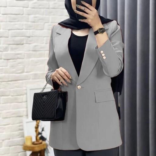 کت مازراتی زنانه  کت مجلسی شیک وزیبا کت تک کت بدون شلوار مانتو کوتاه کت شیک دخترانه